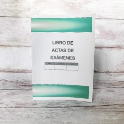 LIBRO ACTA DE EXAMEN