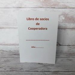 LIBRO DE SOCIOS DE COOPERADORA