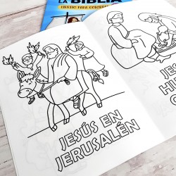 LIBRO PARA COLOREAR HISTORIAS BIBLICAS
