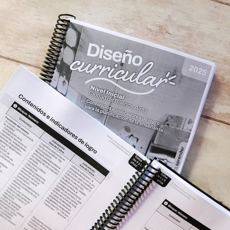 Libro Diseño Curricular Nivel Inicial 2025 CABA sala de 4 y 5 años