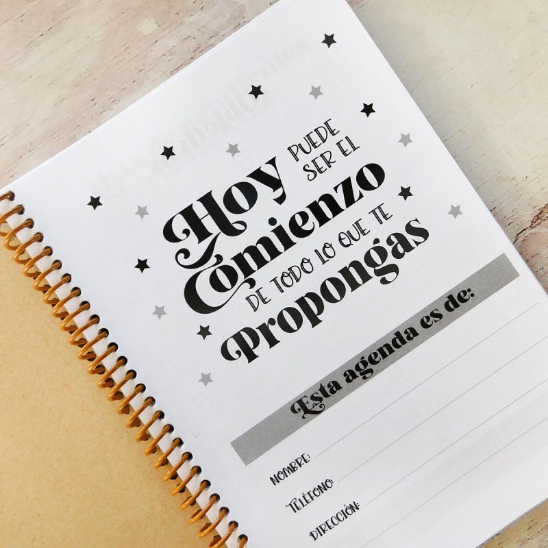 AGENDA A5 PERPETUA FRASES B&N Conv.