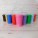 Vasos con Sorbete Colores Surtidos