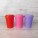 Vasos con Sorbete Colores Surtidos