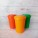 Vasos con Sorbete Colores Surtidos