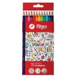 Lapices de Colores Largos X12