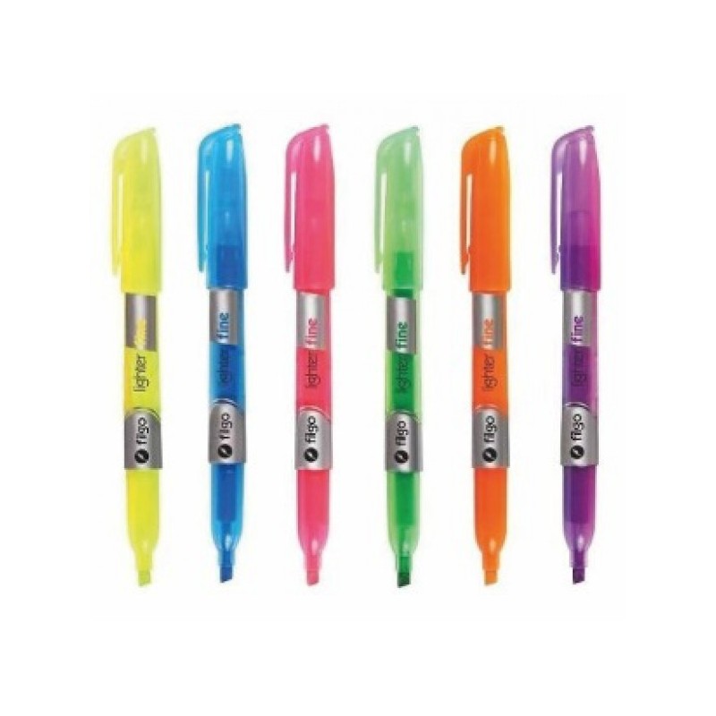 Resaltador Lighter Fine Colores Fluo por Unidad FILGO