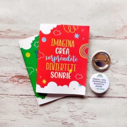 Cuaderno Abrochado + Pin