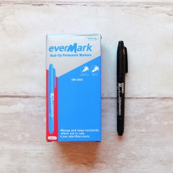 Marcador doble punta Indeleble Ever Mark