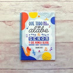 CUADERNO Tamaño A4 Universitario Anillado Religioso