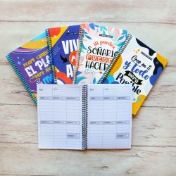 AGENDA A5 PERPETUA FRASES B&N Conv.