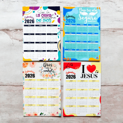 RELIGIOSO CALENDARIO 10X14 CON IMAN