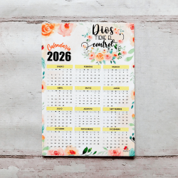 RELIGIOSO CALENDARIO 10X14 CON IMAN