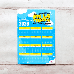RELIGIOSO CALENDARIO 10X14 CON IMAN
