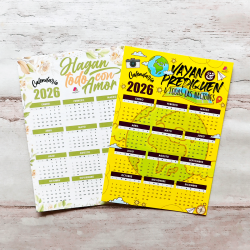 RELIGIOSO CALENDARIO 10X14 CON IMAN