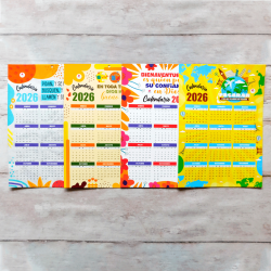 RELIGIOSO CALENDARIO 10X14 CON IMAN