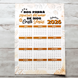 RELIGIOSO CALENDARIO 10X14 CON IMAN