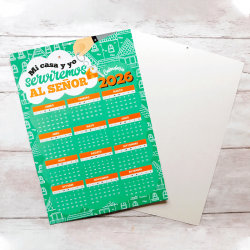 RELIGIOSO CALENDARIO 10X14 CON IMAN