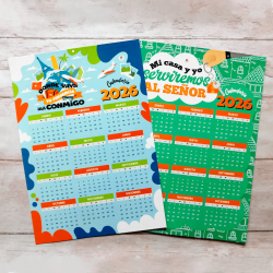 RELIGIOSO CALENDARIO 10X14 CON IMAN