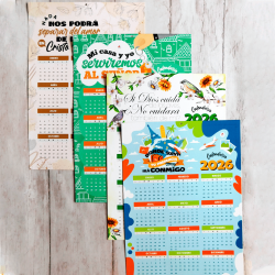 RELIGIOSO CALENDARIO 10X14 CON IMAN