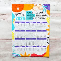 RELIGIOSO CALENDARIO A4 PARA COLGAR