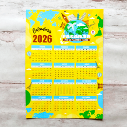 RELIGIOSO CALENDARIO A4 PARA COLGAR