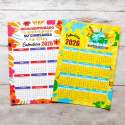 RELIGIOSO CALENDARIO A4 PARA COLGAR