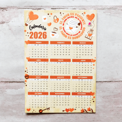 RELIGIOSO CALENDARIO 20X14 CON IMAN