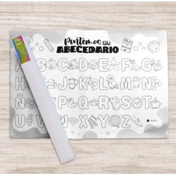 CAJA DE 5 LAMINAS GIGANTE PARA COLOREAR