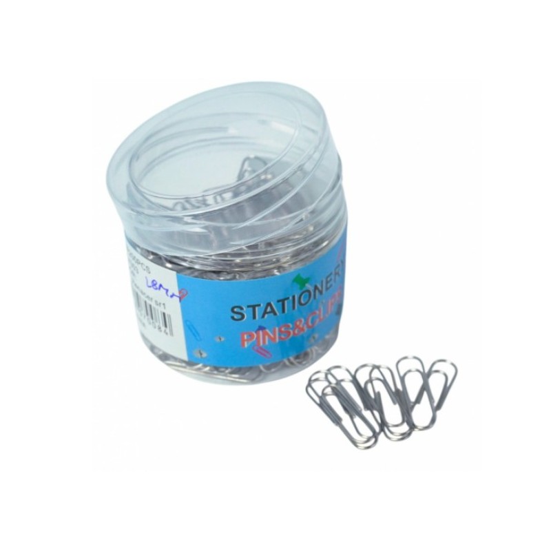 Clips x 200 unid en contenedor plástico 28 mm