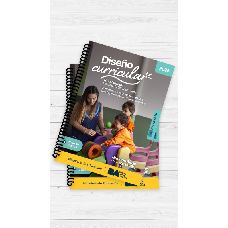 Libro Diseño Curricular Nivel Inicial 2026 Sala 3 años