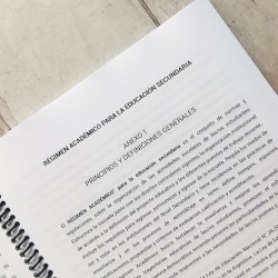 LIBRO REGIMEN ACADEMICO NIVEL SECUNDARIO