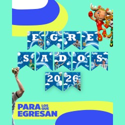 BANDERIN GRANDE de 260 gs 17x15 cm