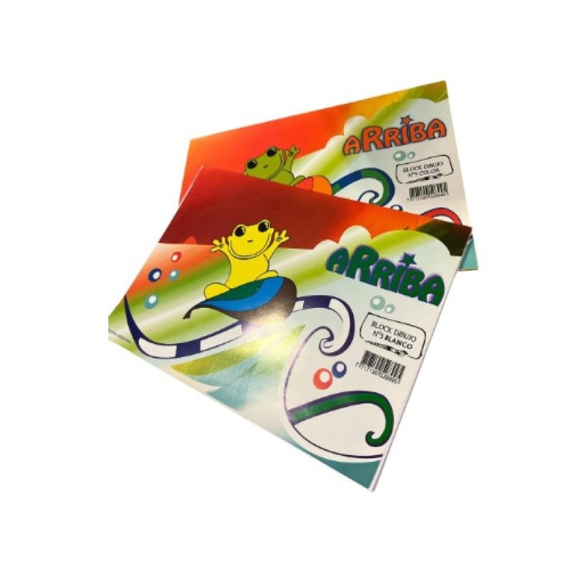 BLOCK DE DIBUJO N°5 BLANCO X20 HOJAS