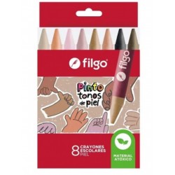 Crayones de Cera x 8 Tonos...